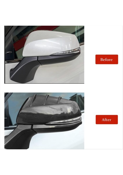 Toyota Highlander 2020-2023 Aksesuarlar Için Araba Dikizli Ayna Kapak Döşeme Karbon Fiber Stil (Yurt Dışından) indirimleri