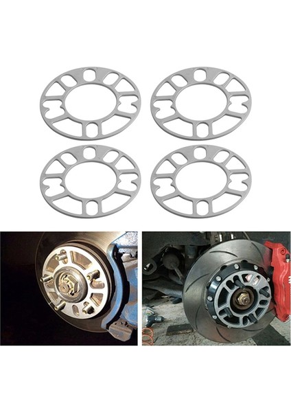 4pcs Alüminyum Tekerlek Ara Parçaları Şimler Plaka Otomatik Tekerlek Aralayıcıları 3mm 4X100 4X114 3 5X100 5X108 5X114 3 5X120 (Yurt Dışından) fırsatları