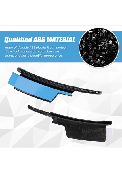Araba Karbon Fiber Çamurluk Kemeri Trim Çıkartma Tekerleği Mercedes Için Dudak Benz W176 A160 A180 A200 A250 Amg A45 2013-2019 (Yurt Dışından) fırsatları