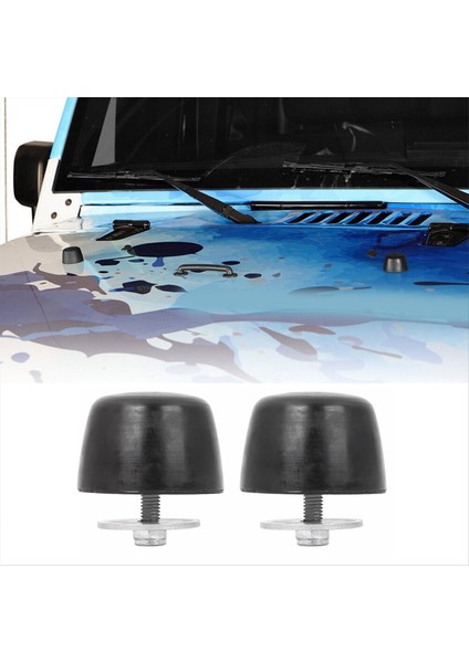 2 Adet Siyah Kauçuk Tampon Yastık Kaputu Jeep Wrangler KJ71051BK (Yurt Dışından) fiyatları