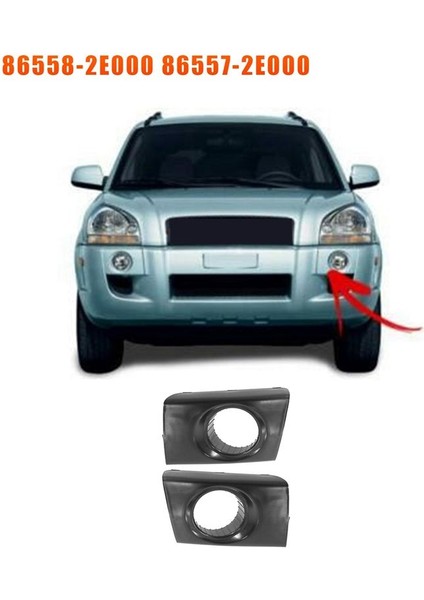 1paır Ön Tampon Sis Lambası Kapağı Çerçeve Trim 86558-2E000 86557-2E000 Hyundai Tucson Için 2005-2009 Sis Lambası Çerçevesi (Yurt Dışından) fiyatları