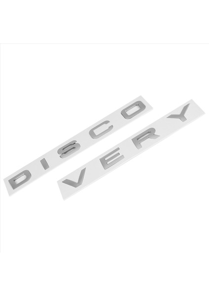 3D Mat Slive Mektup Keşif Araba Arka Ön Rozet Emblem Çıkartma Land Rover Ön Kaput Arka Bagaj (Yurt Dışından)