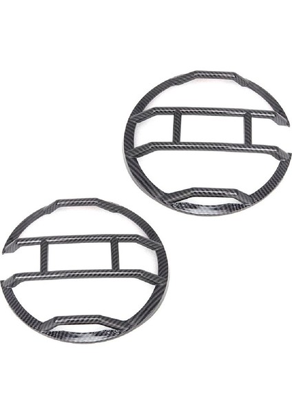 Araba Far Çerçevesi Far Koruyucu Kapak Ford Bronco Için Dekoratif Çerçeve 2021-2023 Araç Aksesuarları B (Yurt Dışından)