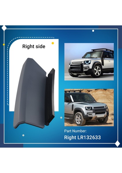 Arka Tampon Uç Trim Panel Profili Kapak Sağ Taraf LR132633 Land Rover Yeni Defender 2020 Için Boyasız (Yurt Dışından) modelleri