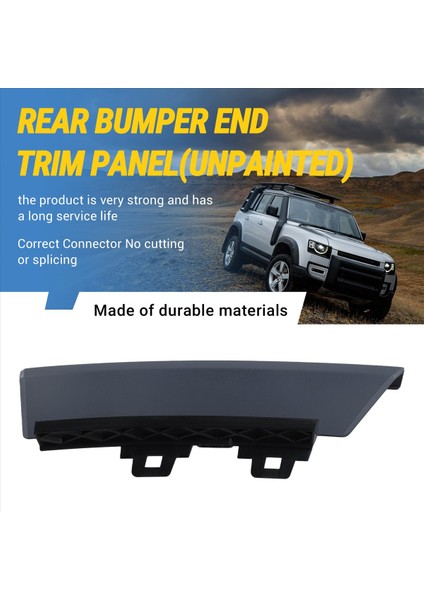 Arka Tampon Uç Trim Panel Profili Kapak Sağ Taraf LR132633 Land Rover Yeni Defender 2020 Için Boyasız (Yurt Dışından) fırsatları