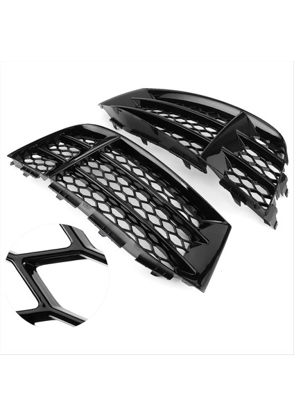 1 Çift Sis Izgarası Petek Petek Örtüsü Audi A5 S5 Rs5 08-16 Dekoratif Modifikasyon Parçaları Için (Yurt Dışından) fırsatları