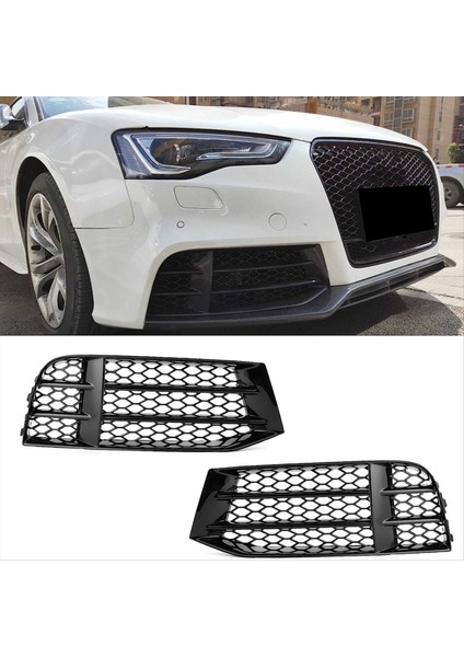 1 Çift Sis Izgarası Petek Petek Örtüsü Audi A5 S5 Rs5 08-16 Dekoratif Modifikasyon Parçaları Için (Yurt Dışından) indirimleri