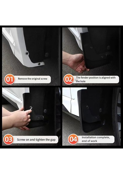 Araba Çamur Fleps Splash Guard Mudguards Çamurlar Chery Jetour T2 2024 Ön Arka Çamurluk 1 Adet Oto Aksesuarları (Yurt Dışından)