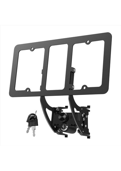 Tesla Model 3/y 2017-2023 Için Plaka Tutucu Hırsızlık Önleyici Özelliklere Sahip Ön Plaka Braketi Montaj Kiti (Yurt Dışından)