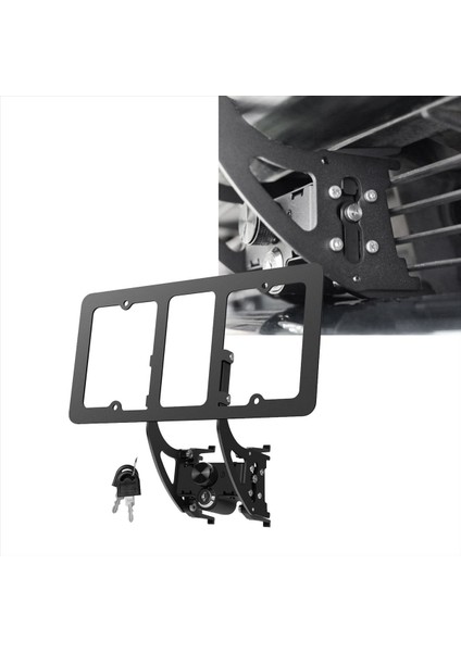 Tesla Model 3/y 2017-2023 Için Plaka Tutucu Hırsızlık Önleyici Özelliklere Sahip Ön Plaka Braketi Montaj Kiti (Yurt Dışından) modelleri