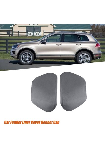 1paır Araş Çamurluk Liner Uzatma Kapak Kapağı 7P6805413 7P6805414 Vw Touareg Için 2011-2017 Bonnet Ön Sol Rright (Yurt Dışından) modelleri