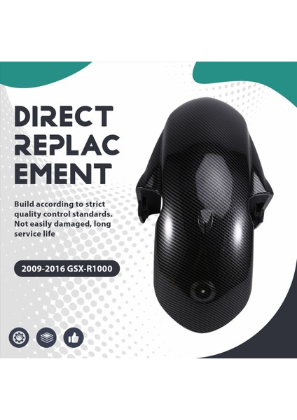 Motosiklet Ön Lastik Çamurluk Karbon Fiber Koruma Suzuki GSX-R1000 Için Mudguard 2009-2016 GSX-R600 750 2011-2016 (Yurt Dışından) fırsatları