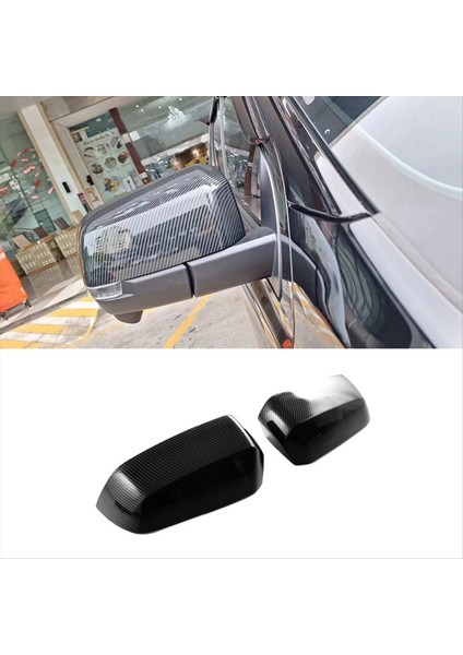 Ford Ranger Için 2023 2024 Araba Yan Kapı Arka Görünüm Ayna Kapak Kapağı Trim Aksesuarları Abs Karbon Fiber (Yurt Dışından) indirimleri
