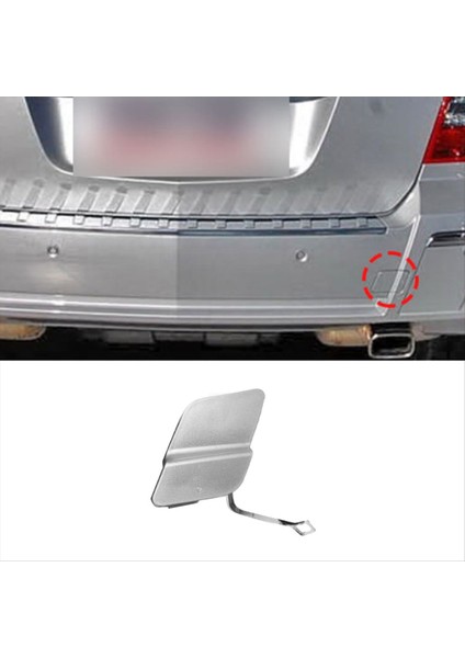 2048853223 Mercedes Için Glk X204 GLK300 GLK350 2008-2012 Çekme Kapağı Arka Tampon Tow Hook Kapak Gümüş (Yurt Dışından) fırsatları