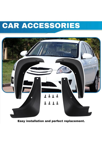 2006-2010 Için Araba Çamurlukları Hyundai Aksan Çamurluk Çamurluk Çamur Flep Koruyucusu Sıçrama Çamurluklar Araba Aksesuarları (Yurt Dışından) indirimleri