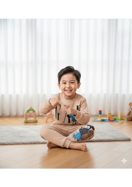 2-5 Yaş Mickey Mouse Baskılı Çocuk Eşofman Takımı | Mevsimlik modelleri