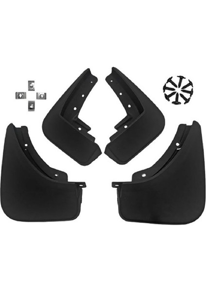 Mercedes Için Araba Çamurları Benz Gla 2020-2021 Çamur Flaps Sıçrama Muhafızları Ön Arka Çamurluk Koruyucu (Yurt Dışından)
