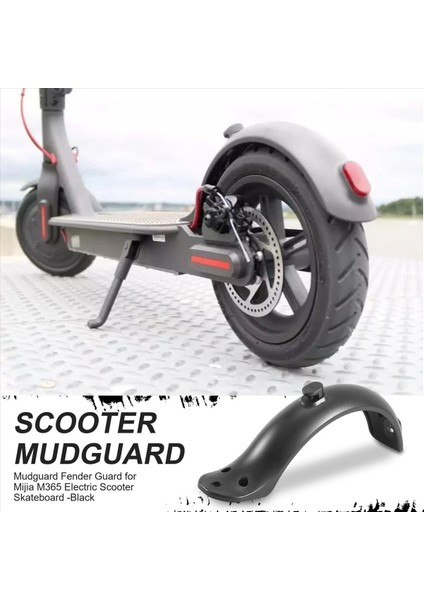 Xiaomi Mijia M365 Elektrikli Scooter Kaykay Için Mudguard Fender Guard -Black (Yurt Dışından) fırsatları