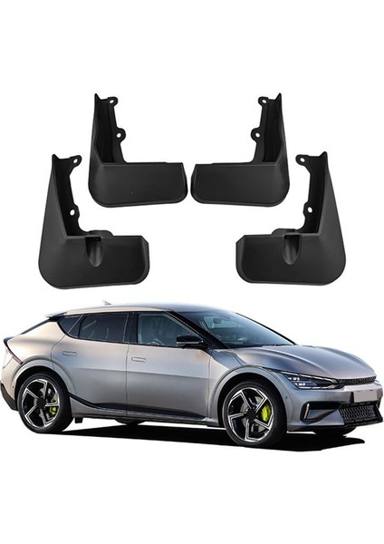 Araba Sıçrama Muhafızları Çamur Flep Mudguards Fender Dış Aksesuarlar Kia Ev6 Gt 2022 2023 Için Dekoratif Lastikler (Yurt Dışından) modelleri