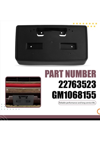 GM1068155 22763523 Front Plaka Plakası Braketi 2014-2015 Için Uygun Chevy Silverado 1500 (Yurt Dışından) indirimleri