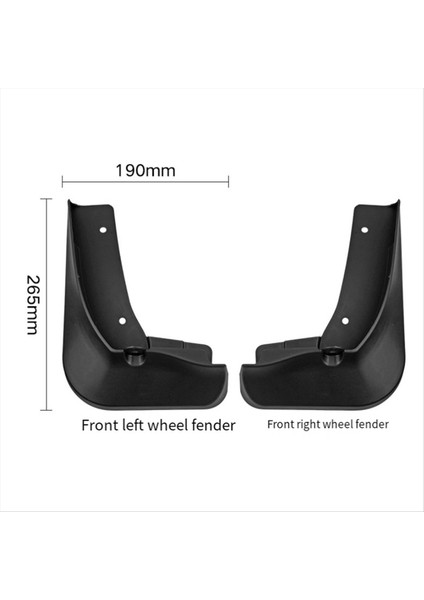 Nissan Qashqai Için Araba Çamurlukları 2023 Çamurluk Çamur Koruma Flep Splash Flaps Çamur Varlık Aksesuarları (Yurt Dışından) indirimleri