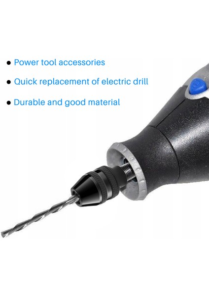 Drill Chuck 1/32 Ila 1/8 Yedek 4486 Matkap Anahtarsız Bit Chuck Mil Döner Aracı Hızlı Değişiklik Adaptör Kiti (Yurt Dışından) indirimleri