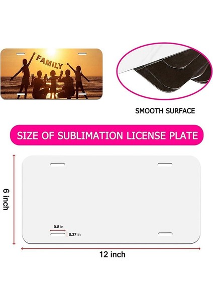 10 Adet Süblimasyon Plakası Boş Isı Termal Transfer Tabakası Otomobil Plaka Plaka Etiketi Araba Dekorasyonu Için Özel 12X6IN (Yurt Dışından) indirimleri
