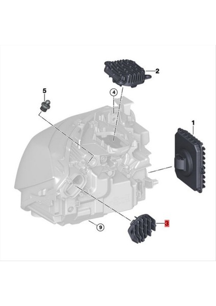 63117470430 Bmw 3 Serisi F34 Gt Lcı 2015-2019 Turn Sinyal Kontrol Ünitesi 63117493240 Için Sağ Ön Far LED Modülü (Yurt Dışından) indirimleri