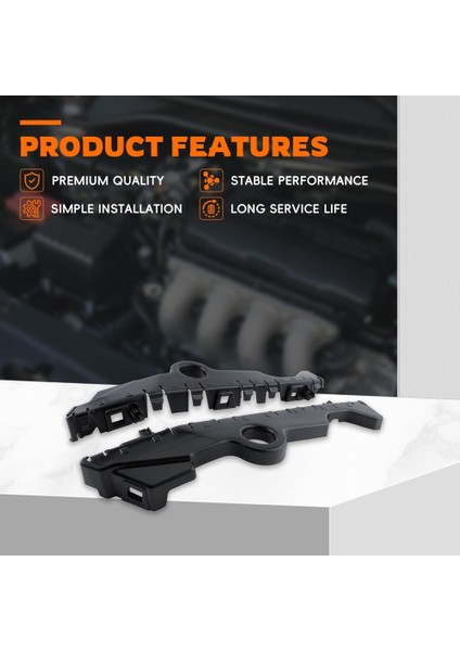 1 Çift Araba Ön Tampon Kapağı Kılavuzu Braket Braket Tutucu 84624943 84624944 Chevrolet Silverado Için 1500 2019-2022 (Yurt Dışından) fırsatları