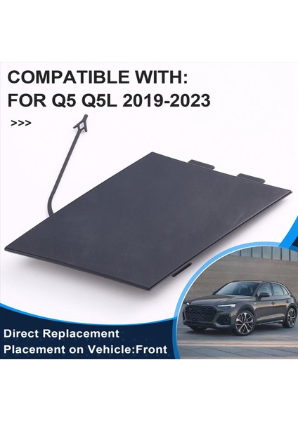 Ön Tampon Tow Hook Koruyucu Kapak Araç Aksesuarları 80D807241AGRU Audi Q5 Q5L 2019-2023 (Yurt Dışından) fırsatları