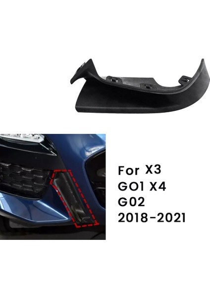 Araç Ön Tampon Kapağı Trim Bmw X3 G01 X4 G02 2018-2021 Ön Taraf Izgara Dış Kapakları 51118070394 R (Yurt Dışından) fırsatları