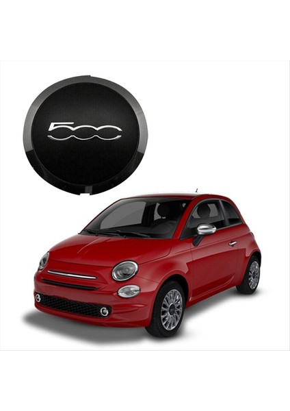 Fiat Için 133MM Hubcap 500 Tekerlekler Merkez Hub Kapakları 68078419AC 68078421AC Toz Kapağı 51884863 Siyah (Yurt Dışından) fırsatları