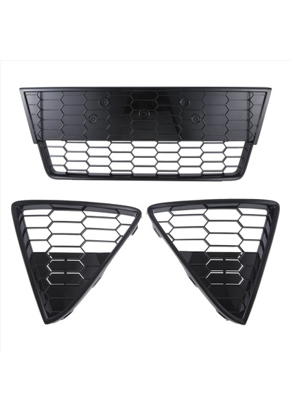3pcs Araba Petekli Ön Tampon Ford Focus 2012 2013 2014 Için Alt Izgara Izgaraları (Yurt Dışından) fırsatları