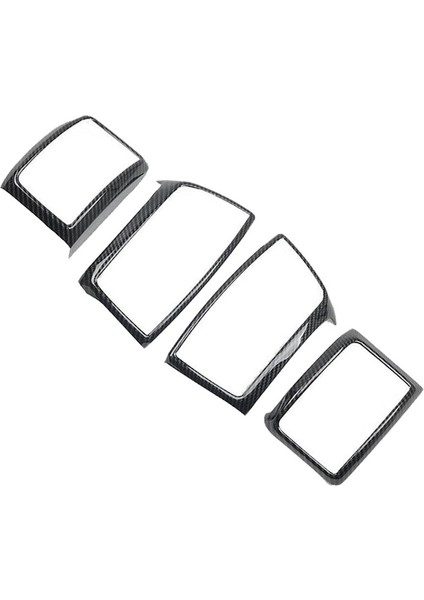 3x Karbon Fiber Merkezi Kontrol Gösterge Tablosu Hava Çıkışı Havalandırma Çerçevesi Ford Ranger / Everest 2015-2021 Aksesuarları Için (Yurt Dışından) fiyatları