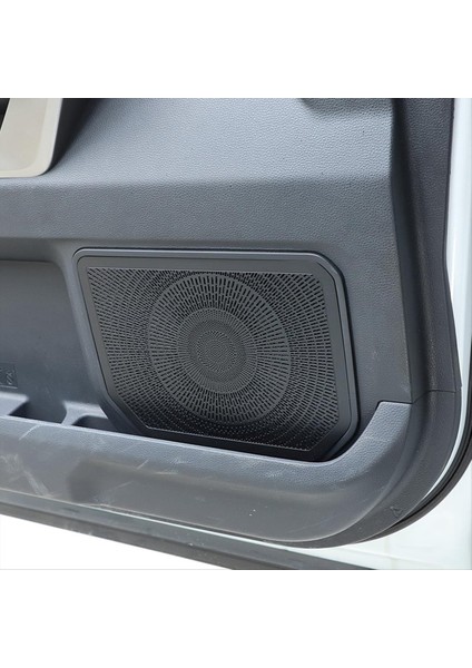 Toyota Tundra Sequoia Için Araba Iç Kapı Hoparlör Korna Kapak Trim Kiti 2022 2023 Paslanmaz Çelik Accessorise Balck (Yurt Dışından) modelleri