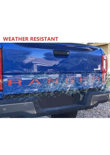 Tailgate Ekleme Harfleri 3D Yükseltilmiş ve Çıkartma Harfleri Ford Ranger 2019 2020 (Kırmızı) Için Bagaj Kapısı Amblemleri (Yurt Dışından) fiyatları