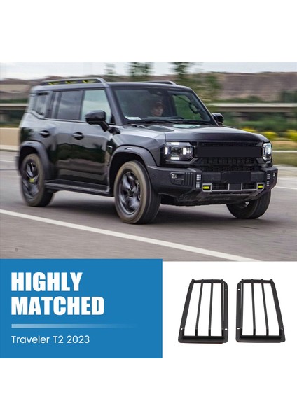 Araba Ön Tampon Lambası Çerçeve Ön Arka Sis Lambası Kiraz Jetour Gezgin T2 2023 2024 Ön (Yurt Dışından) fırsatları