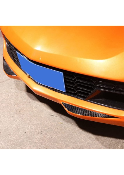 Corvette C7 Için 2014-2019 Yumuşak Karbon Fiber Araç Ön Tampon Alt Köşe Kapak Trim Ön Dudak Çıkartma Çıkartma (Yurt Dışından) fırsatları