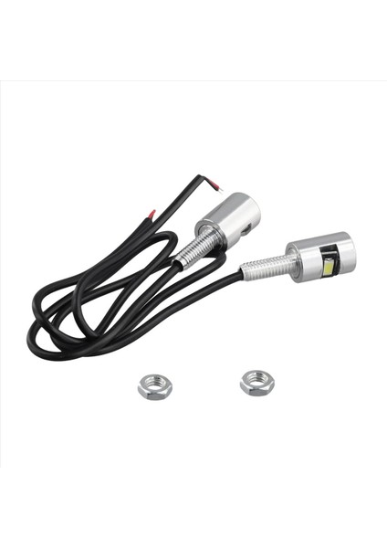 2x Chrome 5630 Motosiklet Vidalı Cıvata Lambası Arabası Evrensel Plaka Işığı 12V (Yurt Dışından)