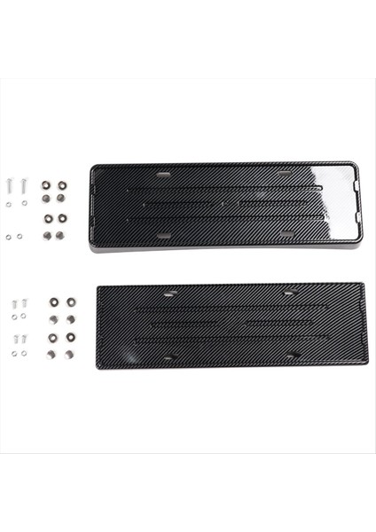 Tesla Model 3 Highland 2024 Otomobil Plaka Çerçevesi Ön+Arka Plaka Tutucu Aksesuarları A (Yurt Dışından)