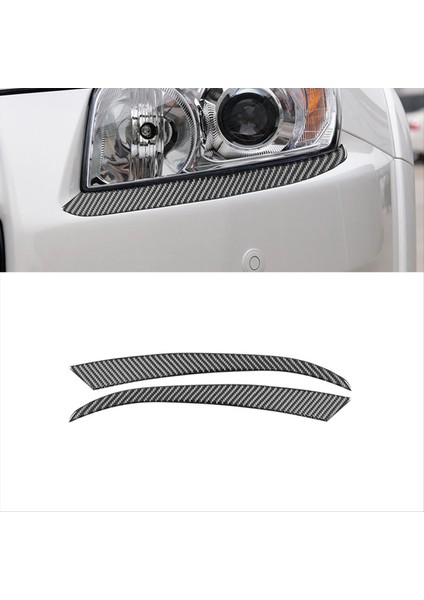 Karbon Fiber Far Kaş Göz Kapakları Toyota Rav4 2006-2012 Dış Aksesuarlar (Yurt Dışından) indirimleri