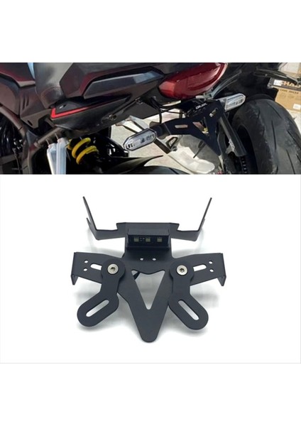 Motosiklet LED Kuyruk Düzenli Çamurluk Eliminator Kayıt Plaka Tutucu Honda CB650R CBR650R 2021 2022 2023 (Yurt Dışından) fırsatları