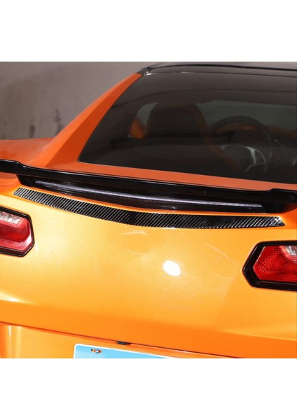 Corvette C7 Için 2014-2019 Yumuşak Karbon Fiber Araç Arka Kuyruk Işık Logosu Trim Şeritler Trim Sticker Aksesuarları (Yurt Dışından) indirimleri