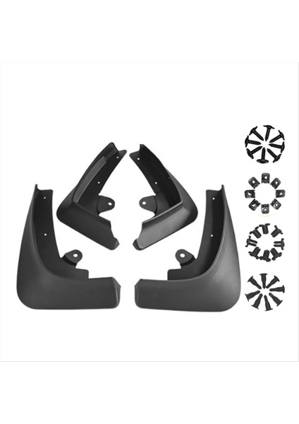 Araba Çamur Kanatları Çamurluklar Sıçrama Tesla Model x 2016-2021 Araba Dekorasyon Aksesuarları (Yurt Dışından)