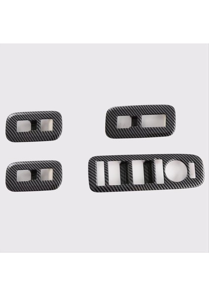 Hyundai Santa Fe Mx5 2024 Lhd Karbon Fiber Araç Pencere Asansör Anahtarı Düğmeleri Kapak Döşeme Aksesuarları (Yurt Dışından) fırsatları
