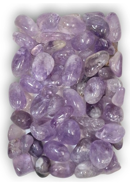 Açık Renk Ametist 50 Gram Tamburlu Parçalar 441