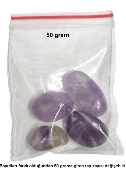 Açık Renk Ametist 50 Gram Tamburlu Parçalar 441 modelleri