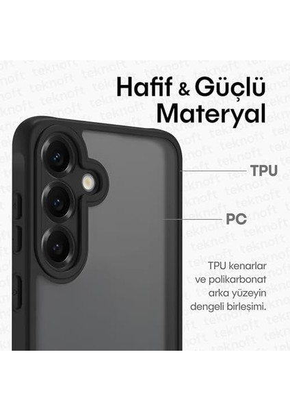 Galaxy S25 Plus Için Basic Serisi Yükseltilmiş Lens Çerçeveli Ultra Güçlü Darbeye Dayanıklı Yumuşak Silikon Mat Kılıf modelleri