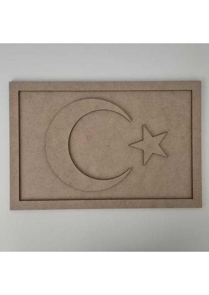 4'lü Ay Yıldız Türk Bayrağı Mozaik Seti, Çocuklar Için Eğlenceli Boyama Aktivitesi fiyatları