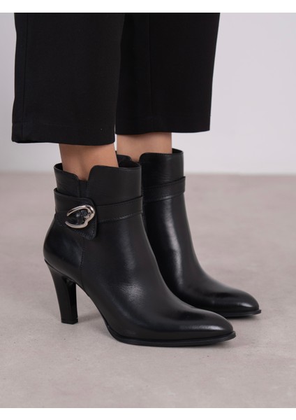Blera Siyah Hakiki Deri Kadın Bot modelleri